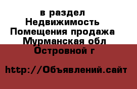  в раздел : Недвижимость » Помещения продажа . Мурманская обл.,Островной г.